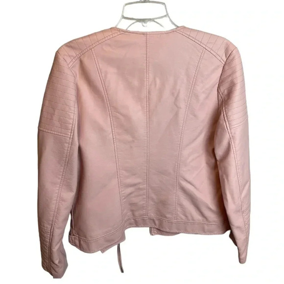 SIMPLY Styled by Sears - Pink Faux Leather Jacket. - Picture 2 of 10
